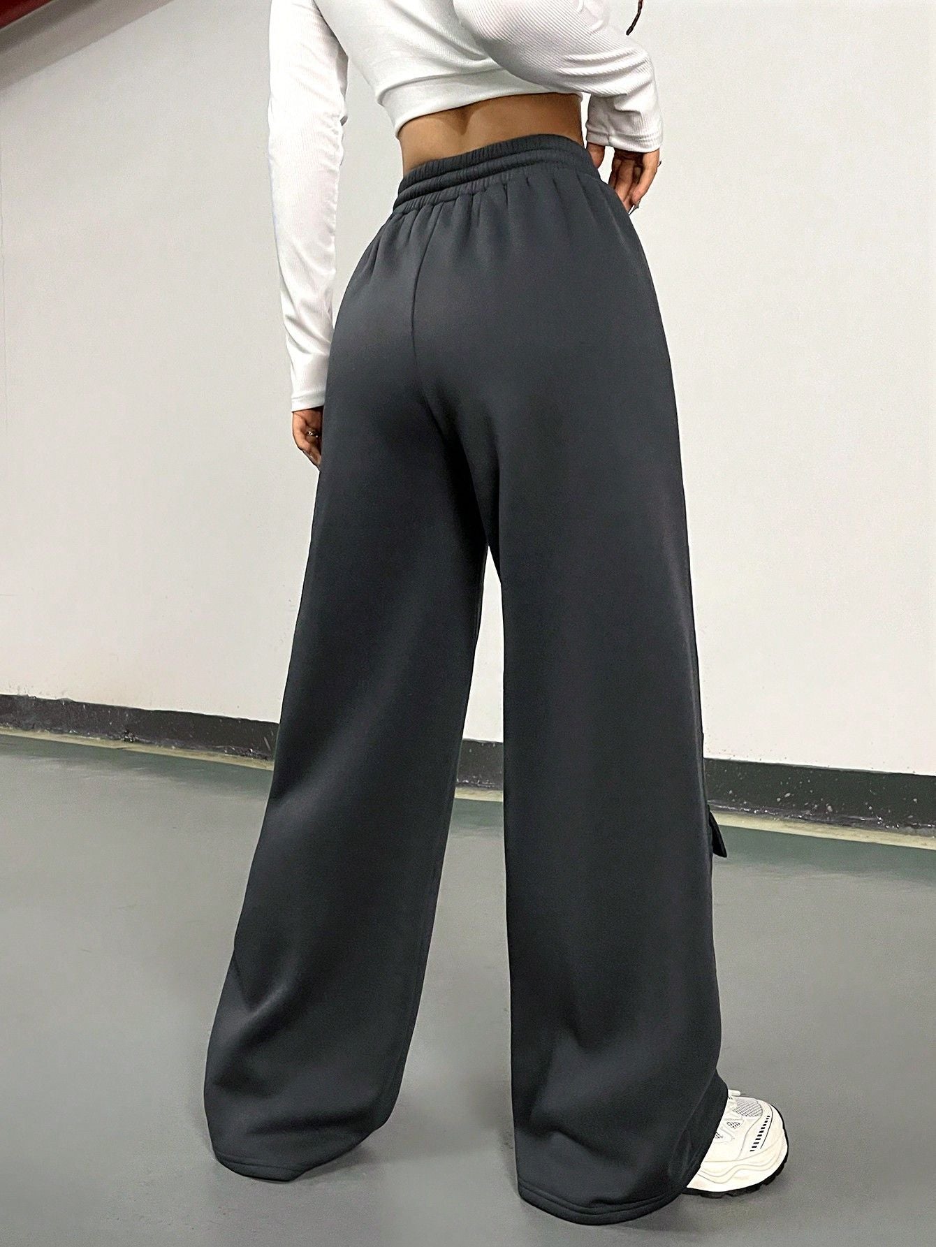 72727# Design Overalls Women&#039;s American Retro Casual Sports Sweatpants